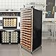 Brotregal-Abdeckung,Pfannenständerabdeckung mit Reißverschluss,Wasser- und Staubdichte Brötchenständerabdeckung,Bäckerei-Einzelständerabdeckungen.Geeignet für 20 Etagenbackständer (72CMx59CMx163CM)
