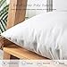Phantoscope Pillow Inserts, Hypoallergenic 100% Virgin Fiber Square Form Microfiber Throw Pillow Inserts, Couch Bed Pillows 45x45 cm, 18x18 Inch (Pack of 4)