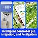 Bluelab IntelliDose Controller Kit Automated 24/7 Reservoir pH, EC, Temp Control with Wi-Fi, Multi-Nutrient Dosing, Replaceable Probes, Edenic Integration Advanced Hydroponic System Management