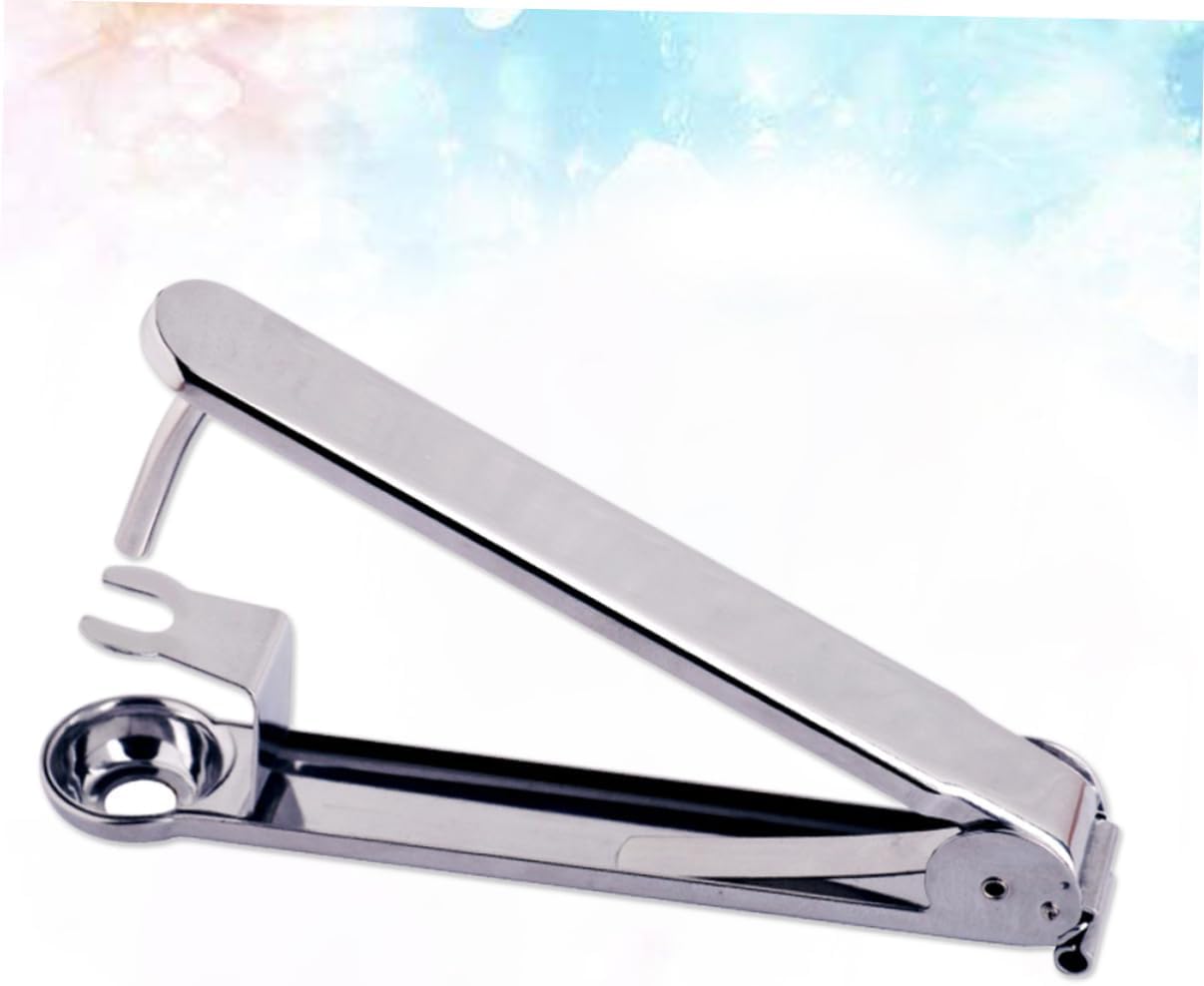 HOMSFOU Date Corer Red Date Pit Remover Fruit Core Tool 5.70 Inch Stainless Steel Cherry Pitter for Quick and Clean Pitting Kitchen Gadget