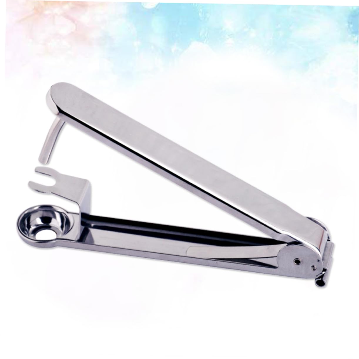 HOMSFOU 1 PC Pitted Olives Vegetable Corer Olive Pitter Fruit Coring Machine Olive Core Remover Silver Red Date