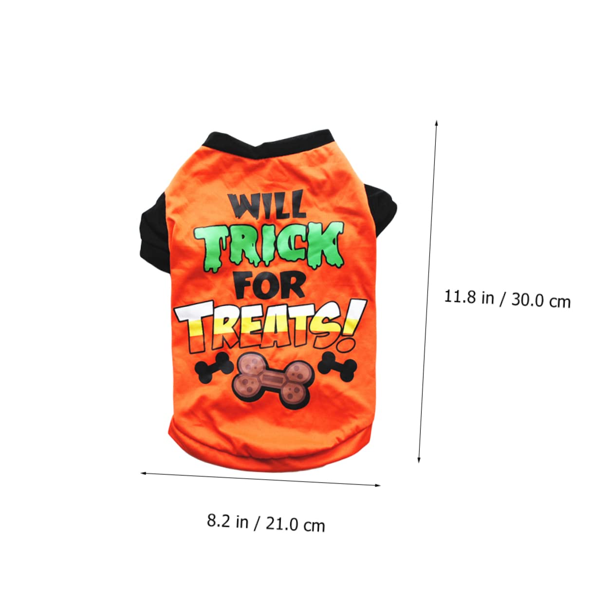 ABOOFAN 6 Pz t-shirt per cani da compagnia di Halloween costume da zucca per cani gilet per halloween cane vestiti costumi per rifornimento dell'animale domestico di Halloween
