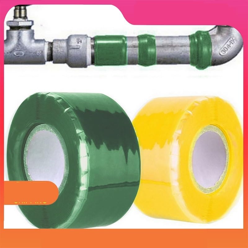 Nastro Riparazione Silicone Nero - Impermeabile, Flessibile, Per Tetti, Tubi, Tendoni, Adesivo Forte - Foto 9