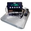 DZD DJ-SA100 kg/200 kg pakketweegschaal, bluetooth-platformweegschaal, LED, 27 cm x 27 cm