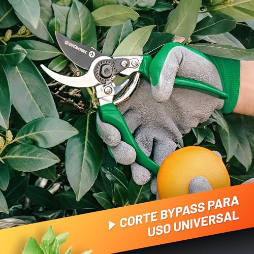 Miniatura 7 de Grüntek Tijeras De Podar De Mano Tijeras Jardinería 215 Mm