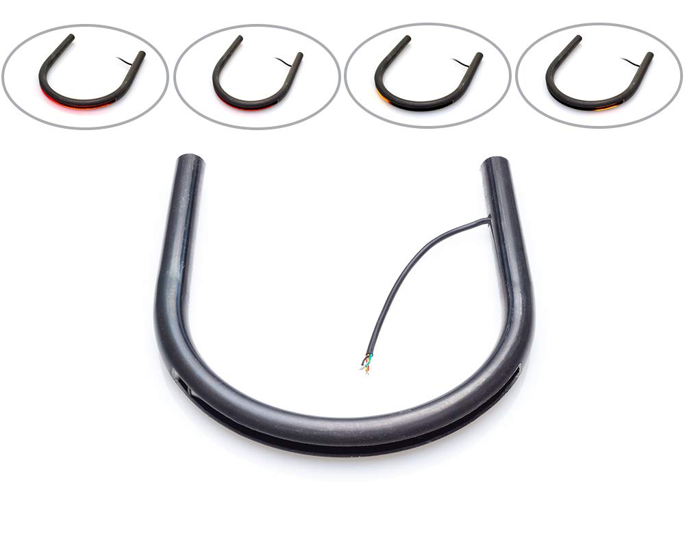 Cerchio Universale Per Sella Moto Con LED - Stop, Freno E Frecce, Acciaio Laminato Per Customizzazioni - Foto 7