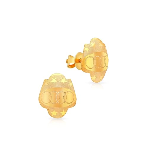 22KT Yellow gold Studs Earring for Women, BIS Hallmark 916 gold certified ERNOB16822_Y