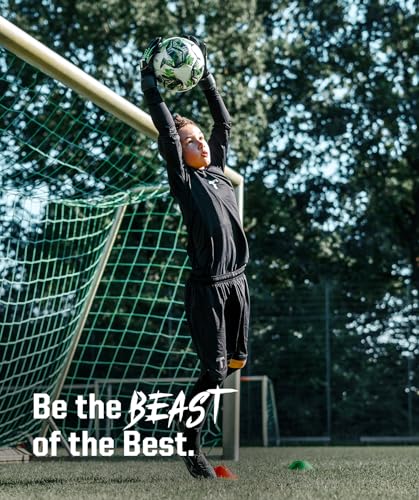 T1TAN Fluo Beast Junior 3.0 - Guanti da calcio per...