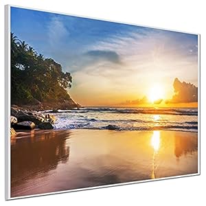 Ecowelle Infraroodverwarming met afbeelding | 500 Watt | 60×120 cm | Infrarood verwarming | Made in Germany | Wit…