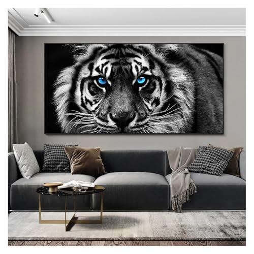 Affiches image animale tigre pour dynamiser un mur blanc vide avec élégance - 3