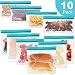 Produktbild APERIL Lebensmittel Beutel Wiederverwendbare, 10er-Pack Sandwich Snack Taschen Küche Beutel für Obst Gemüse Snacks Fleisch und Brot