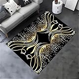 Entretien Facile - Tapis Lavable salon sont faciles à nettoyer. Vous pouvez laver un grand tapis à l’eau froide, puis le suspendre pour le sécher. Pour un entretien simple et quotidien, essuyez le tapis de votre chambre avec un chiffon humide pour enlever les taches ou utilisez un aspirateur pour enlever la saleté et la poussière.