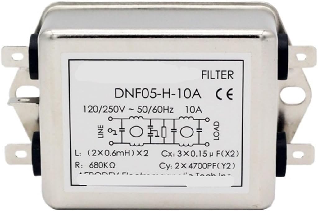 パワーフィルター 220V 干渉防止 DNF05-H-10A/15A DNF05-20A(DNF05-H-10A)