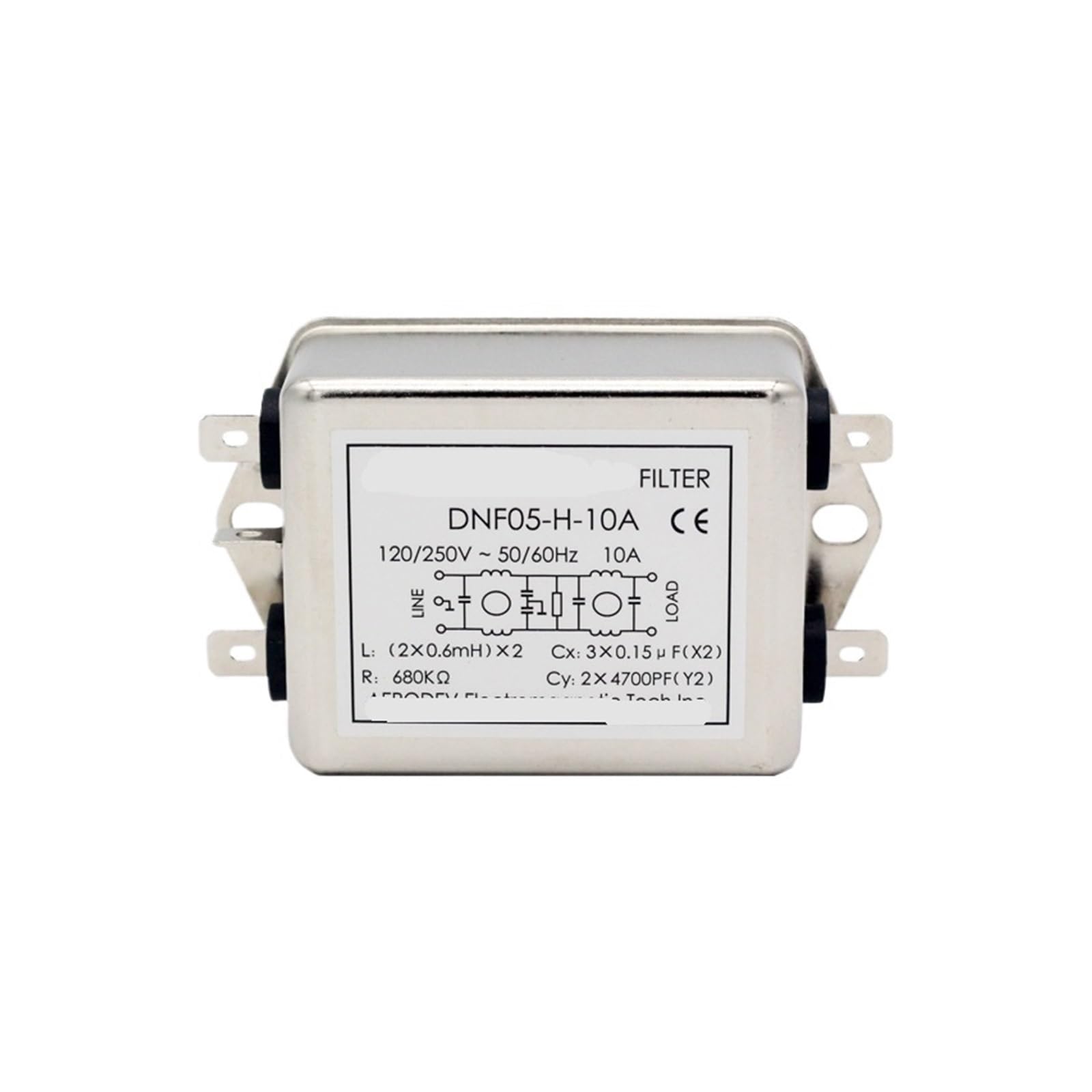 Power filter 220V anti-interference DNF05-H-10A/15A DNF05-20A(DNF05-H-10A)