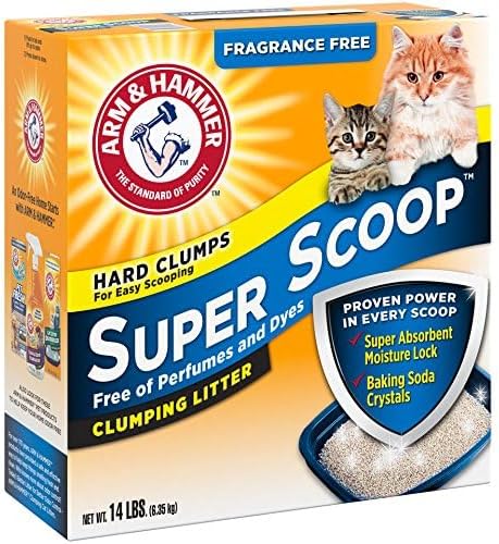 Miniatura 2 de Arm & Hammer Super Scoop Litter, sin fragancia, 14 libras (el embalaje puede variar)