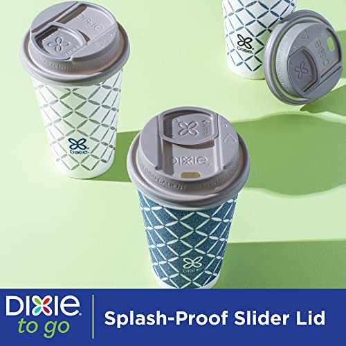 Dixie 16495 To Go Large Paper Coffee Cups With Lids, 16 Oz, 108 Count, Disposable Cups thumb #4