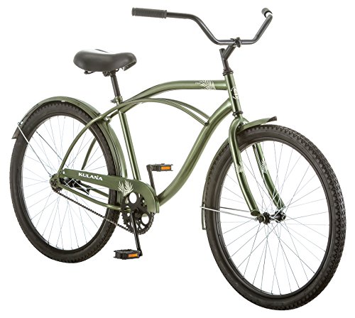 Kulana Hiku Cruiser Bike, 26-Inch Wheels, Green