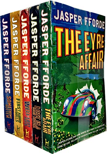 Jasper Fforde Thursday Next Series Collection 4 Books Set (Lost In a Good Book,Well Of Lost Plots, Something Rotten, First Among Sequels)