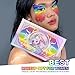 DE'LANCI Colorful EyeshadowPalette, 28 Neon Rainbow Eye Shadow Multi-Colored Metallic Shimmer Matte Makeup Bright Vivid Eye Makeup for Girls & Highly Pigmented Eyeshadow Cosmetics Daily Festival Looks