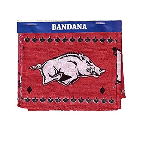 Game Day Outfitters NCAA Arkansas Razorbacks Traditional Bandana, One Size, Multicolor