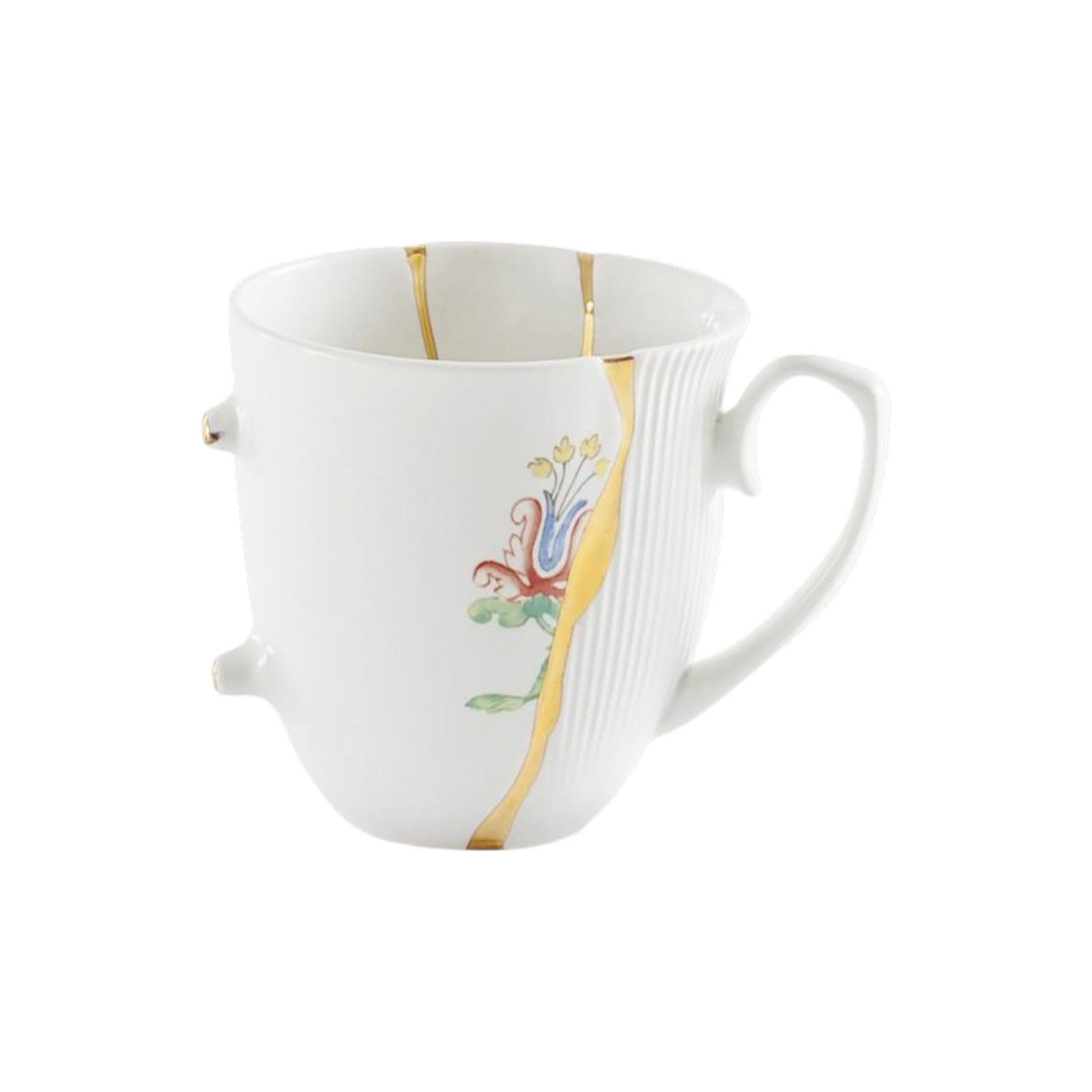 Seletti Taza Kintsugi de Porcelana y Oro de 24 Quilates Mod. 2 | Tazza Kintsugi Seletti in Porcellana e Oro – Design MarcantonioLa Tazza Kintsugi Seletti è un'elegante creazione di design