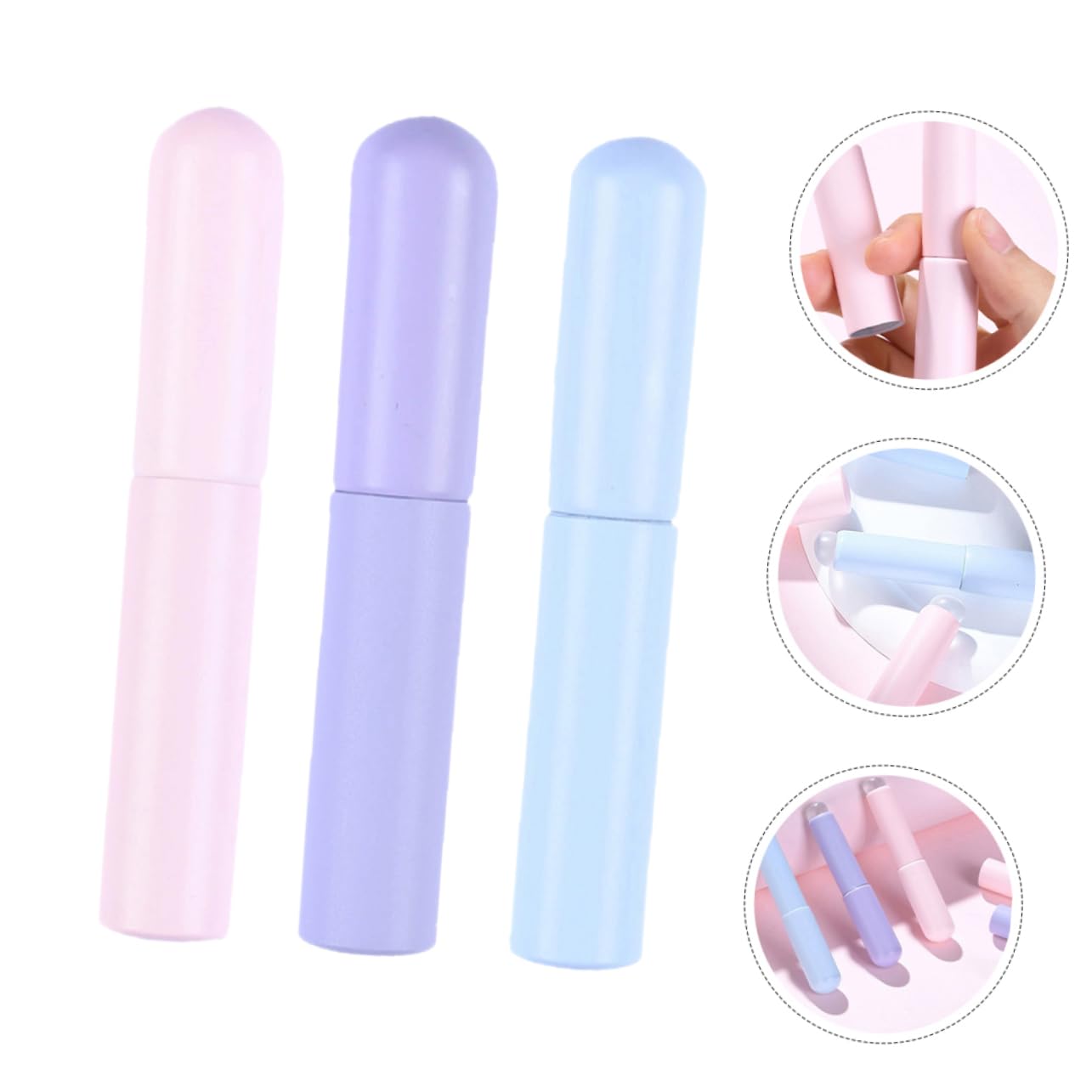 FOMIYES 5 Sets Silikon-lippenpinsel-set Lippenapplikator Lippenpeelingpinsel -lippenpinsel Für Lippenstift Make-up-set 6 Stück * 5