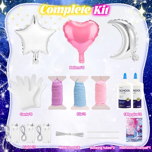 Hapikids Craft Kits for Kids, 3D String Art Kit Arts and Crafts for Kids Toy Age 9 10 11 Year Old Girls Birthday Presents for 6 7 8 9 Year Olds Boys Toy Age 8 9 10 Easter Girls Gifts DIY Glow Lantern - Image 5