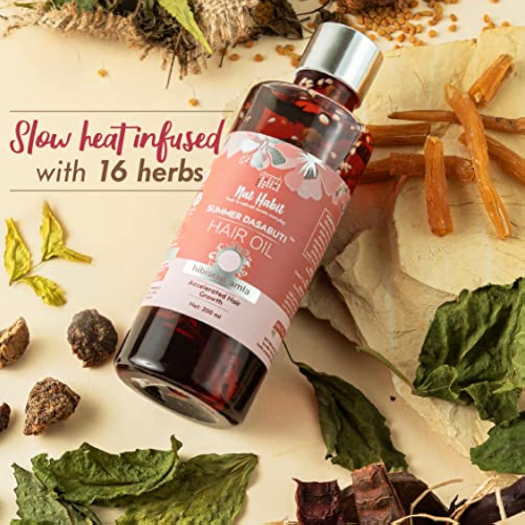 Hibiscus Amla Hair Oil for Growth & Thickness