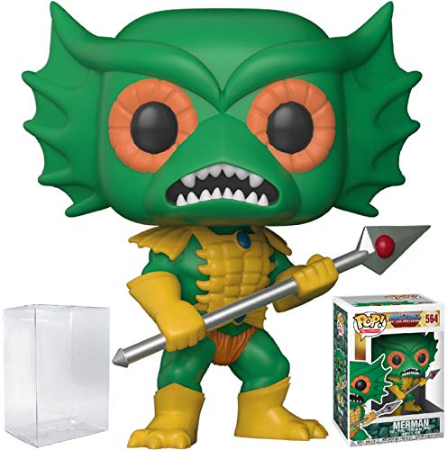 Funko Pop! Television: Masters of the Universe - Mer-man Vinyl Figure (Bundled with Pop BOX PROTECTOR CASE)