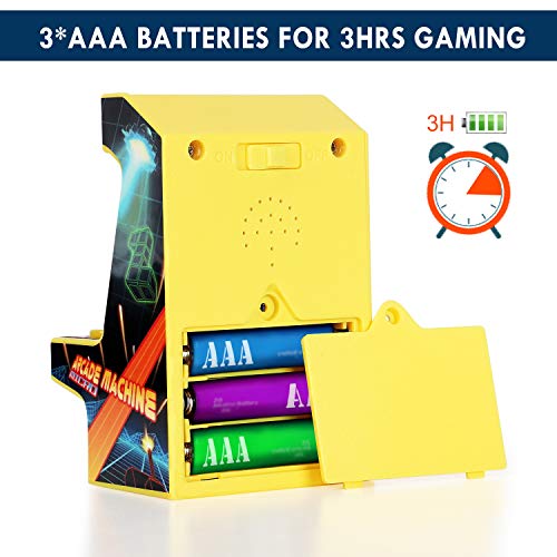 Super Mini (2.3×3.7×2.2in) Retro Arcade Game Arcade Game Machine GSGM-0422,Upgraded 1.8in Screen,152 Games, Best Electronic Gift for Kids - Thumbnail 3