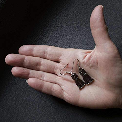 Pewter Tabby Cat Earrings By The Magic Zoo #TOP5