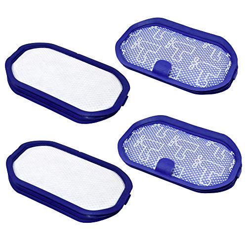 4-pack Waschbare Vorfilte kompatibel mit Dyson DC30 DC31 DC34 DC35 DC44 DC45 DC56 Animal Exclusive Digital Slim Handstaubsauger,