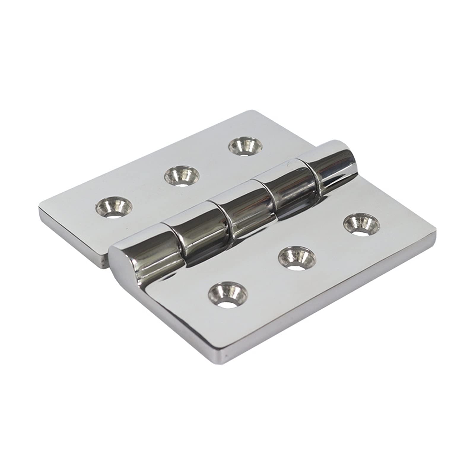 Nvsfzgiyg 304 Stainless Steel Thickened Internal Door Hinges, Butt, Folding, Hinge Heavy Duty Stainless Steel 316 Marine Hardware Boat Yacht Essories