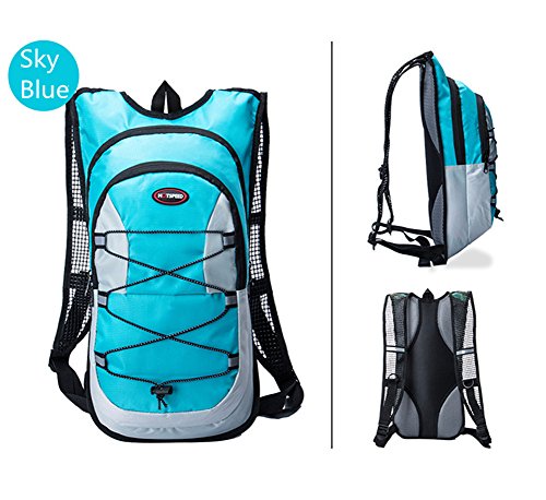Image of Monvecle Hydration Pack Water Rucksack Backpack Bladder Bag Cycling Bicycle Bike /Hiking Climbing Pouch + 2L Hydration Bladder