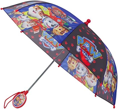Nickelodeon boys Paw Patrol Character Rainwear Umbrella, Dark Blue, Age 3-6 US