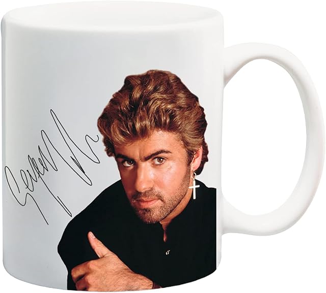 Partybitz George Michael 11oz Ceramic Mug
