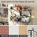 Imagen de Housolution Estantería de Garage para Pared con Canastas y Ganchos