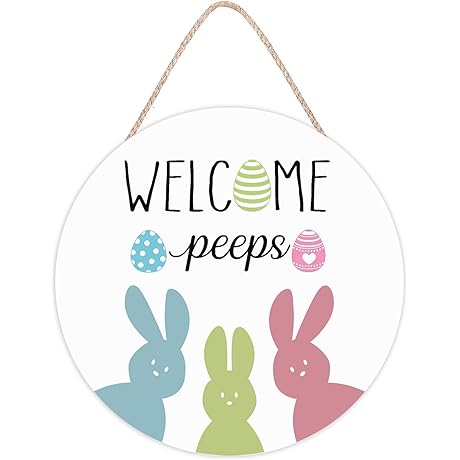 Peeps Yard Signs Decorations for Easter