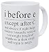Wampumtuk Grammar I Before E, Except After C And Always If Eight Beige Reindeer, 11 Ounces Funny Coffee Mug