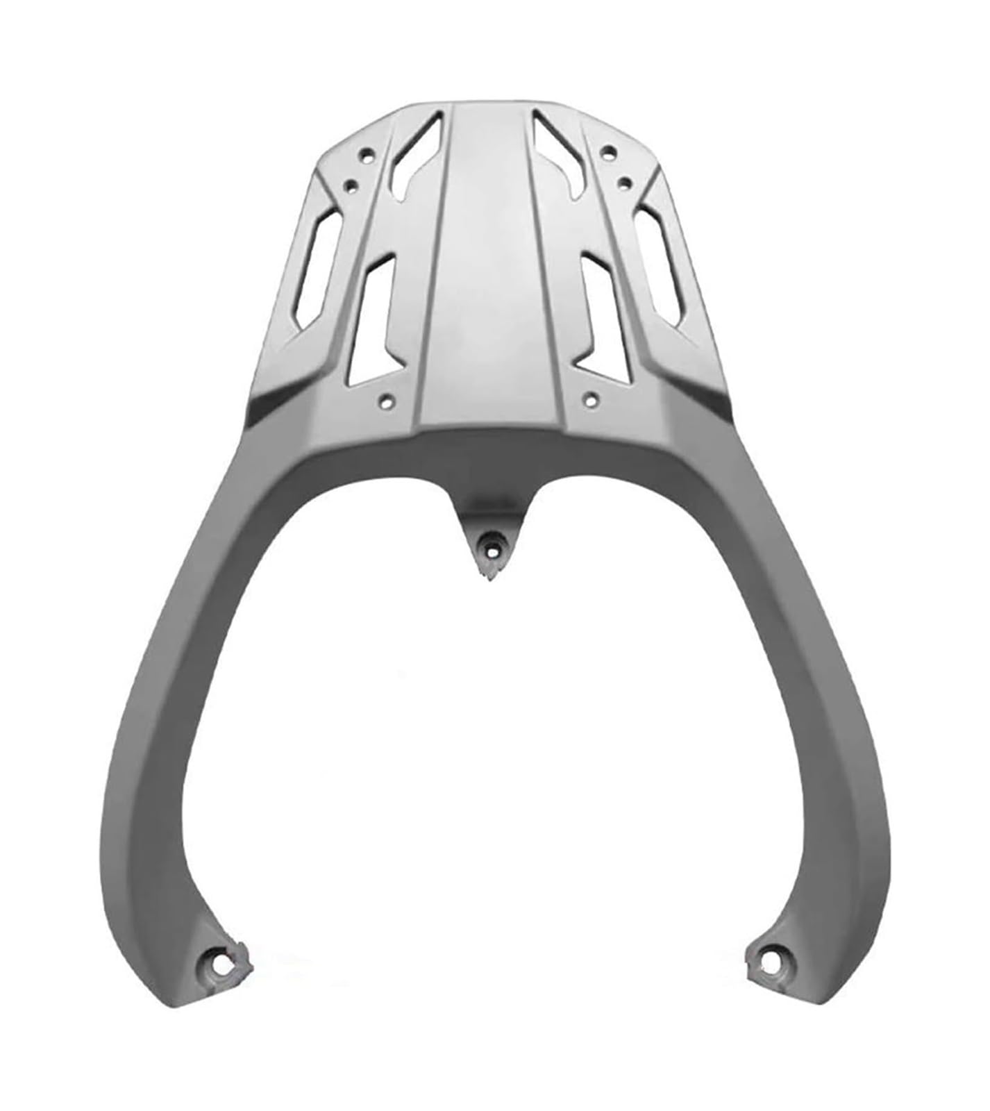 Motorra Gepäckträger hinten Für SYM Für Fiddle5 Gepäckträger-Erweiterung Motorrad-Heckgepäckträger-Modifikation Schnellpack-Verlängerung(Silber)