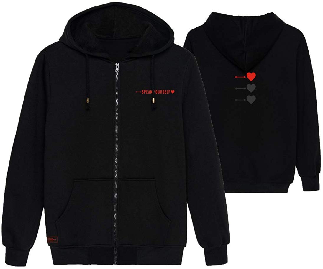 MIFINBTS Speak Yourself World Tour Jacket with Zip Hood Unisex