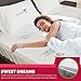 Red Nomad Memory Foam Mattress Pad 2 Inch with Zippered Removable and Washable Bamboo Cover - Queen Size Mattress Topper Breathable, Comfortable and Cooling Bed Pad