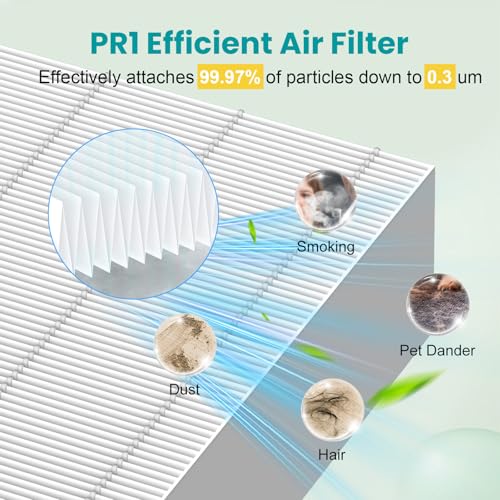 Image of 2 Pack PR1 Replacement Filter for Mooka PR1 Air Purifier