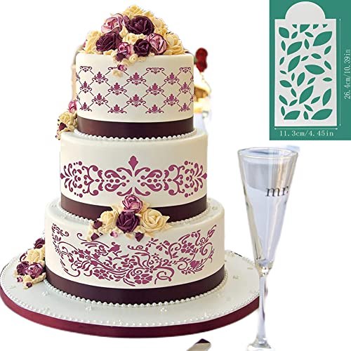 Lsydgn Stencil pizzo torta Tappetino Goffratura