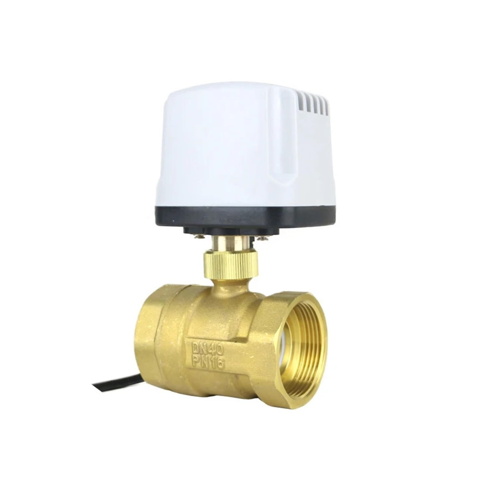 Vhkktuyd Dn25 Ip65 Motorized Ball Valve 220V 12V 24V 3-Wire 2 Control Brass Electric Big Torque Metal Motor(,220Vac)