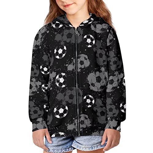 Image of Coloranimal Unisex Girls Boys Long Sleeve Casual Hoodies & Sweatshirts Tops Kids Zip Up Jacket Coat Age 6-16 Year