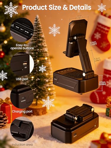 Enceinte Bluetooth et support téléphone bureau au son surround HD immersif