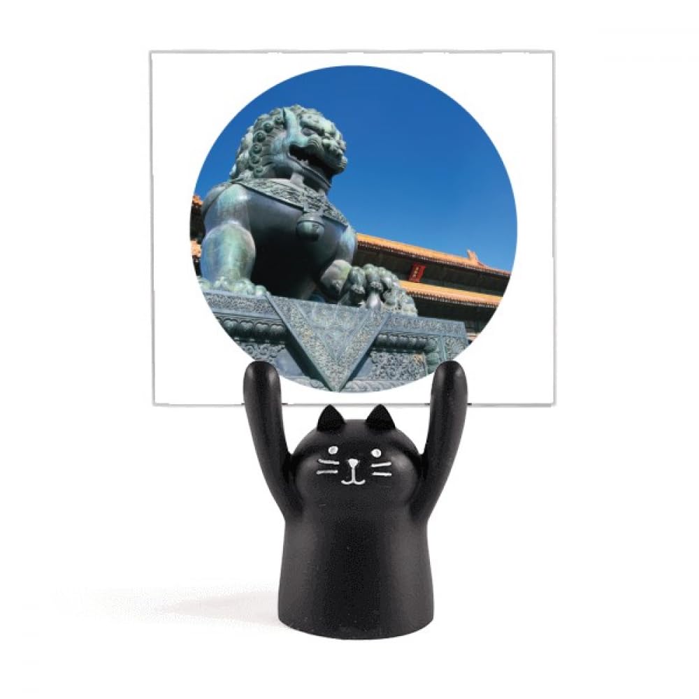 Support mémo lion pour ne plus perdre vos notes grâce au chat noir décoratif - 4