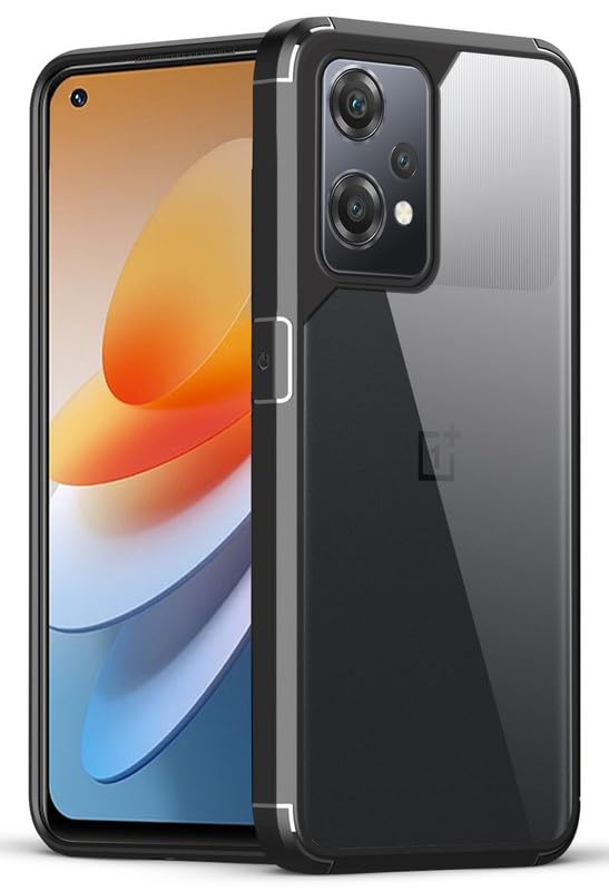 Mr. Case Transparent case with Silicone Frame Back Cover for OnePlus Nord CE 2 Lite 5G | Shockproof Transparent Hard Back Shockproof Bumper - Transparent (Black Border) (B0CWVDF3RX) Amazon Price History, Amazon Price Tracker