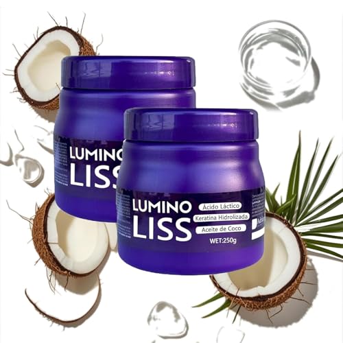 Lumino Liss Alisado, Alisado Sin Formol Lumino Liss, Alisado Luminoliss Sin Formol, Crema Alisadora Lumino Liss, Alisado Para Cabello Sin Formol Lumino Liss, Natural Silkiness (2Pcs)